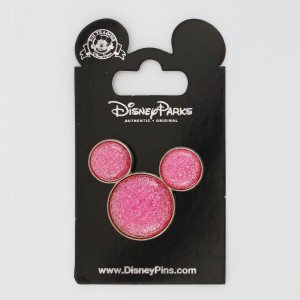 Mickey Head Icon - Glitter Pink
