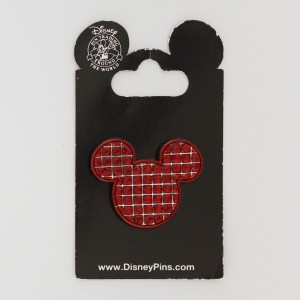 Mickey Head Icon - Red Bejeweled