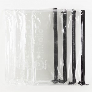PinFolio Mid-Size Safe'N'Go Zip Pouch - Mid-Size 4 Pack