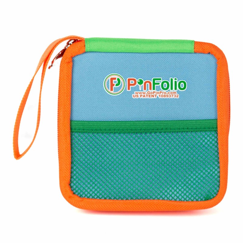 PinFolio Mini Show Pin Display Bag, Lightweight & Compact Mini Sports &  Disney Pin Book with Carry Strap for Easy Trading Up to 48 1-Inch Enamel  Pins