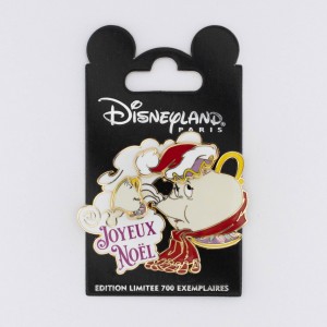 Disneyland Paris Limited Edition - Happy Christmas Mrs.Potts and Chip