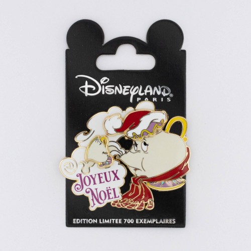Disneyland Paris Limited Edition - Happy Christmas Mrs.Potts and Chip