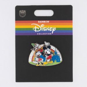 Rainbow Disney Castle Mickey Minnie Goofy