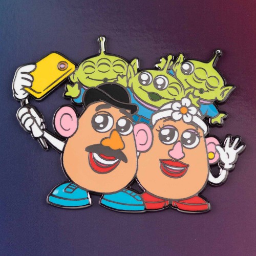 Mr and Mrs Potato Head and Aliens - Stewpins Exclusive - Limited Edition 300 Mr and Mrs Potato Head and Aliens - Stewpins Exclusive - Limited Edition 300